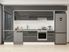 Alvinka 395X240 Cm High Gloss Mutfak Dolabı Mbb-E90B60S45-1