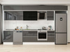 Alvinka 395X240 Cm High Gloss Mutfak Dolabı Mb-E90S60S45-3