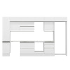 Alvinka 395X240 Cm High Gloss Mutfak Dolabı Mbb-E90B45S60-2
