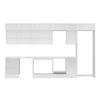 Alvinka 395X240 Cm High Gloss Mutfak Dolabı Mb-E90S60S45-3