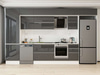 Alvinka 395X240 Cm High Gloss Mutfak Dolabı Mbb-E90B60S45-2
