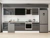 Alvinka 395X240 Cm High Gloss Mutfak Dolabı Mb-E90S45S60-3