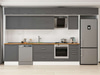 Alvinka 395X240 Cm Klasik Mebran Mutfak Dolabı Mb-E90S60S45-2