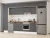 Alvinka 395X240 Cm Klasik Mebran Mutfak Dolabı Mbb-E90B45S60-1