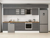 Alvinka 395X240 Cm Klasik Mebran Mutfak Dolabı Mb-E90S45S60-3