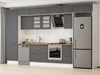 Alvinka 395X240 Cm Klasik Mebran Mutfak Dolabı Mbb-E90B60S45-3