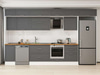 Alvinka 395X240 Cm Klasik Mebran Mutfak Dolabı Mb-E90S45S60-2