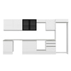 Alvinka 400X222 Cm High Gloss Mutfak Dolabı Mb-E80S60S60-3
