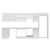 Alvinka 400X222 Cm High Gloss Mutfak Dolabı Mb-E90S60S50-1
