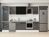 Alvinka 400X222 Cm High Gloss Mutfak Dolabı Mbb-E90B60S50-3