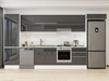 Alvinka 400X222 Cm High Gloss Mutfak Dolabı Mbb-E80B60S60-1