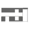 Alvinka 400X222 Cm High Gloss Mutfak Dolabı Mb-E80S60S60-2