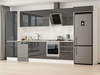 Alvinka 400X222 Cm High Gloss Mutfak Dolabı Mbb-E80B60S60-2