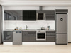 Alvinka 400X222 Cm High Gloss Mutfak Dolabı Mb-E80S60S60-3