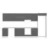 Alvinka 400X222 Cm High Gloss Mutfak Dolabı Mb-E90S50S60-1