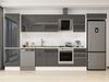 Alvinka 400X222 Cm High Gloss Mutfak Dolabı Mbb-E90B60S50-2