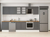 Alvinka 400X222 Cm Klasik Mebran Mutfak Dolabı Mb-E90S60S50-3