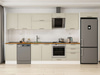 Alvinka 400X222 Cm Klasik Mebran Mutfak Dolabı Mb-E90S50S60-2