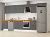 Alvinka 400X222 Cm Klasik Mebran Mutfak Dolabı Mb-E90S50S60-2