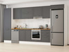 Alvinka 400X222 Cm Klasik Mebran Mutfak Dolabı Mbb-E80B60S60-1