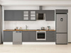 Alvinka 400X222 Cm Klasik Mebran Mutfak Dolabı Mb-E80S60S60-3