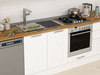 Alvinka 400X222 Cm Klasik Mebran Mutfak Dolabı Mbb-E80B60S60-2