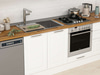 Alvinka 400X222 Cm Klasik Mebran Mutfak Dolabı Mbb-E80B60S60-1