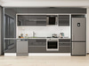 Alvinka 400X240 Cm High Gloss Mutfak Dolabı Mbb-E80B60S60-2