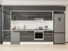 Alvinka 400X240 Cm High Gloss Mutfak Dolabı Mbb-E90B50S60-1