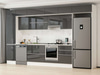 Alvinka 400X240 Cm High Gloss Mutfak Dolabı Mbb-E90B50S60-1