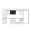 Alvinka 400X240 Cm High Gloss Mutfak Dolabı Mbb-E80B60S60-3