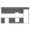 Alvinka 400X240 Cm High Gloss Mutfak Dolabı Mb-E90S50S60-1