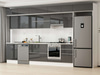 Alvinka 400X240 Cm High Gloss Mutfak Dolabı Mb-E90S60S50-1