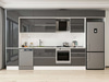 Alvinka 400X240 Cm High Gloss Mutfak Dolabı Mbb-E90B50S60-2