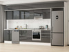 Alvinka 400X240 Cm High Gloss Mutfak Dolabı Mb-E80S60S60-1