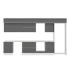 Alvinka 400X240 Cm High Gloss Mutfak Dolabı Mb-E80S60S60-2