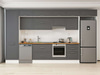 Alvinka 400X240 Cm Klasik Mebran Mutfak Dolabı Mbb-E80B60S60-1