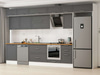 Alvinka 400X240 Cm Klasik Mebran Mutfak Dolabı Mb-E90S60S50-2