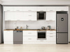 Alvinka 400X240 Cm Klasik Mebran Mutfak Dolabı Mb-E80S60S60-2