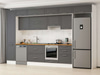 Alvinka 400X240 Cm Klasik Mebran Mutfak Dolabı Mbb-E90B50S60-1