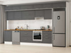 Alvinka 400X240 Cm Klasik Mebran Mutfak Dolabı Mb-E80S60S60-1