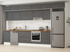 Alvinka 400X240 Cm Klasik Mebran Mutfak Dolabı Mb-E90S50S60-1