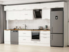 Alvinka 400X240 Cm Klasik Mebran Mutfak Dolabı Mb-E90S50S60-2