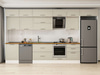 Alvinka 400X240 Cm Klasik Mebran Mutfak Dolabı Mb-E80S60S60-2