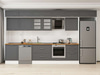 Alvinka 400X240 Cm Klasik Mebran Mutfak Dolabı Mb-E80S60S60-3