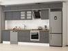 Alvinka 400X240 Cm Klasik Mebran Mutfak Dolabı Mb-E80S60S60-3