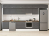 Alvinka 400X240 Cm Klasik Mebran Mutfak Dolabı Mb-E80S60S60-1