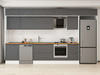 Alvinka 400X240 Cm Klasik Mebran Mutfak Dolabı Mb-E90S60S50-2