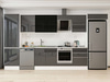 Alvinka 410X222 Cm High Gloss Mutfak Dolabı Mbb-E90B60S60-3