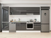 Alvinka 410X222 Cm High Gloss Mutfak Dolabı Mbb-E90B60S60-1